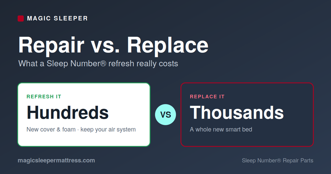 Sleep Number Repair Cost: What Replacement Parts Actually Cost in 2026