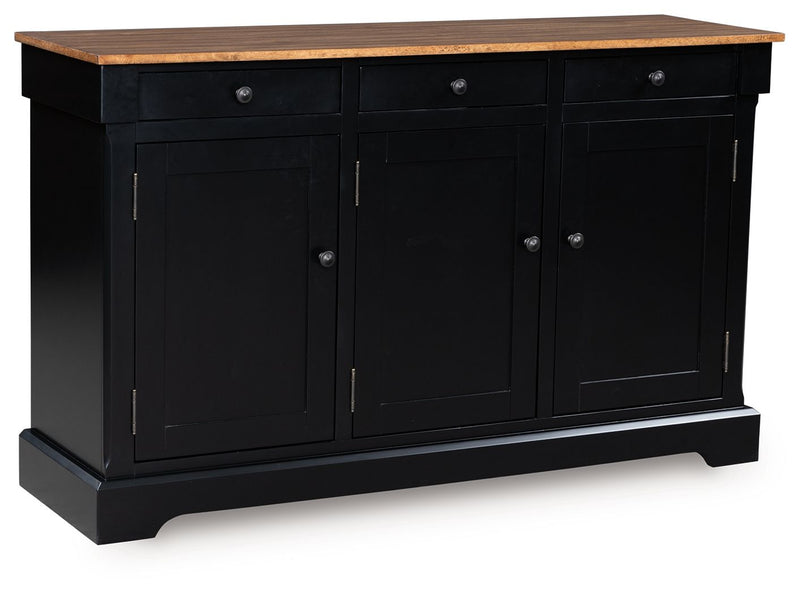 Wildenauer - Brown / Black - Dining Room Buffet