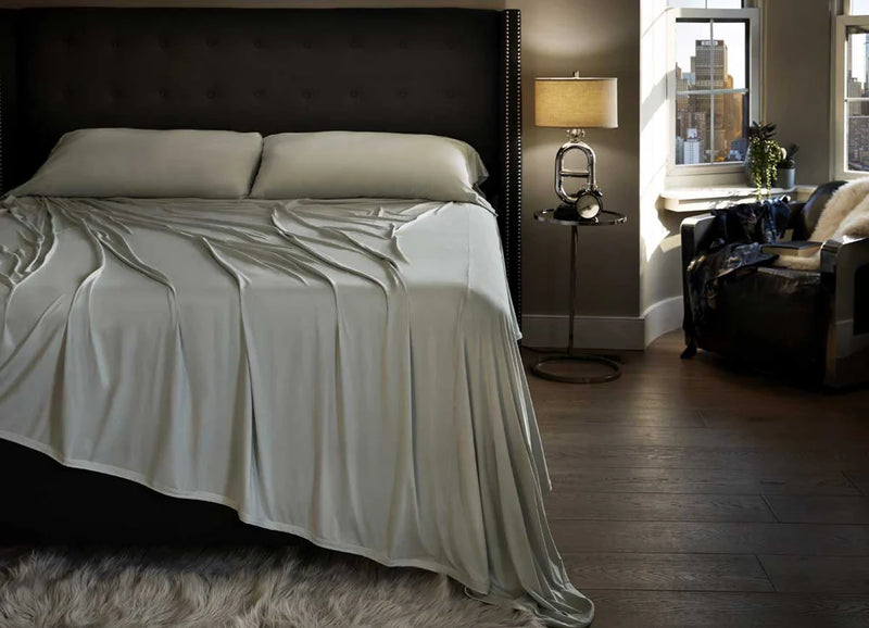 40% OFF Our Coldest Cooling Bedding Bundle | Ice Tech Mattress Protector + Sheex Sheet Set
