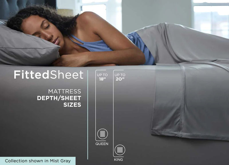 40% OFF Our Coldest Cooling Bedding Bundle | Ice Tech Mattress Protector + Sheex Sheet Set