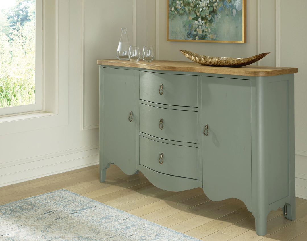 Actonville - Accent Cabinet - Antique Green