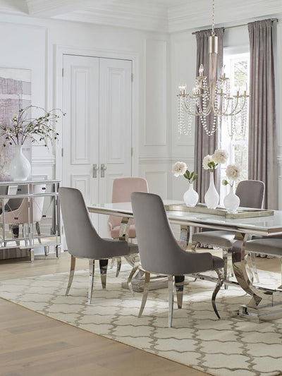 Antoine - Velvet Upholstered Dining Side Chair (Set of 2)