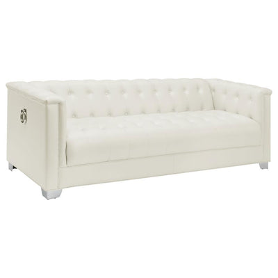 Chaviano - Upholstered Track Arm Sofa Set