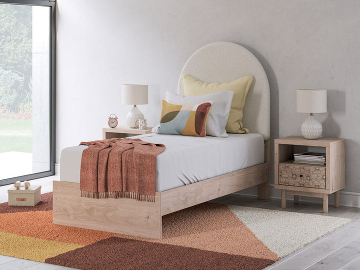 Arloster - Upholstered Panel Bed