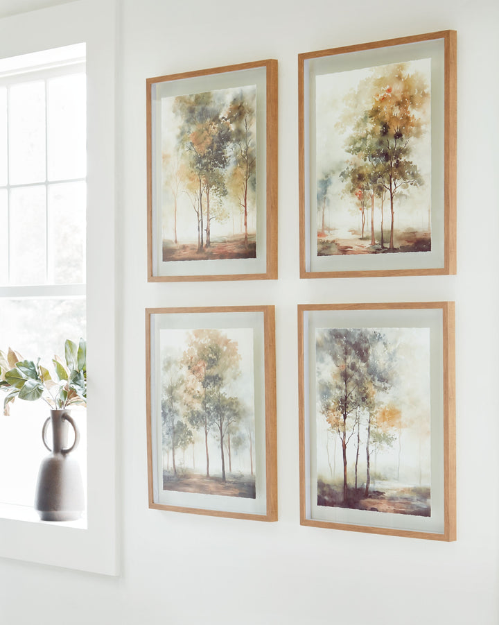 Bryneford - Wall Art Set (Set of 4) - Multi