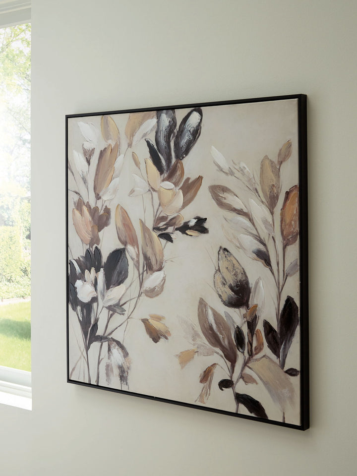 Trulow - Wall Art - Tan / Brown / Black
