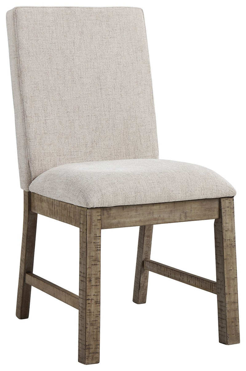 Langford - Light Grayish Brown - Dining UPH Side Chair (Set of 2)