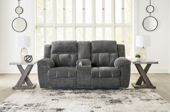 Frohn - Dbl Reclining Loveseat With Console
