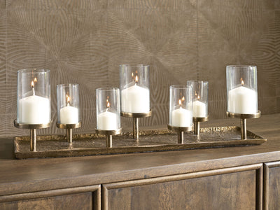 Wallmond - Antique Brass Finish - Candle Holder