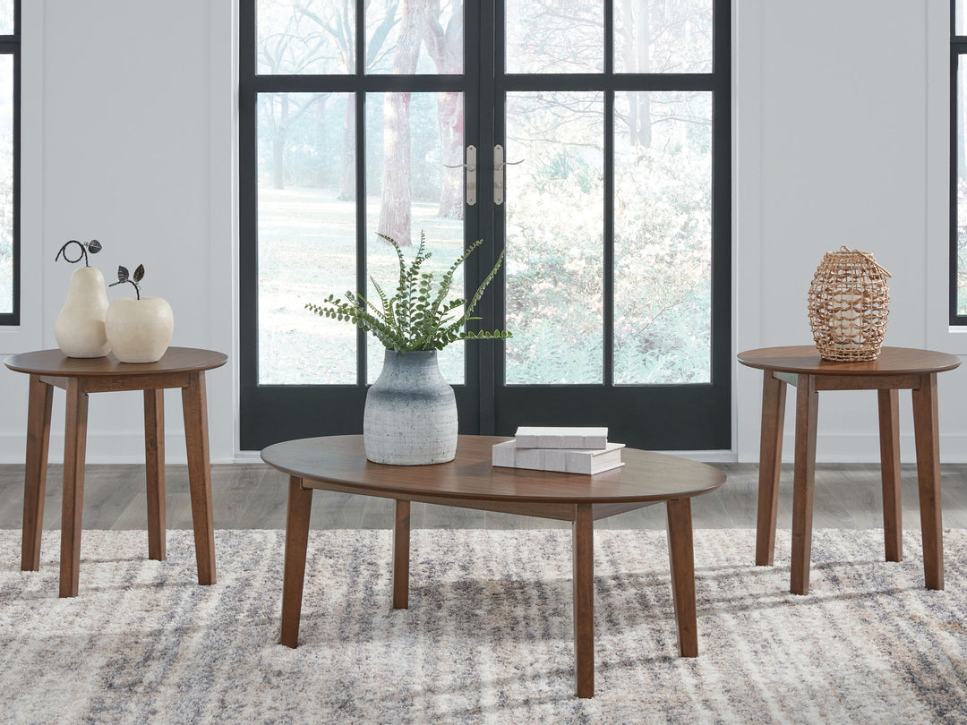 Gordonay - Occasional Table Set (Set of 3) - Brown