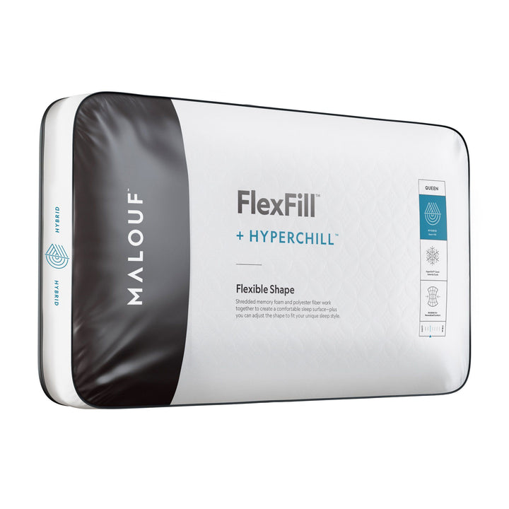 Malouf - Shoulder Cutout Foam &amp; Fiber Pillow With PE Cover