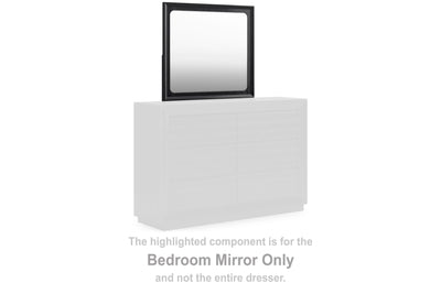 Londer - Black - Bedroom Mirror