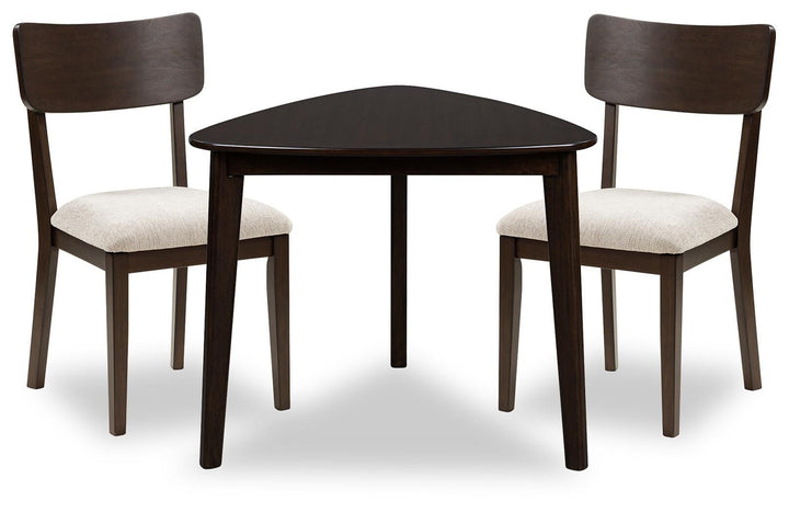 Shorbyn - 3 Pc. - Dining Table And 2 Chairs - Merlot