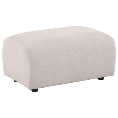 Burnett - Chenille Upholstered Ottoman