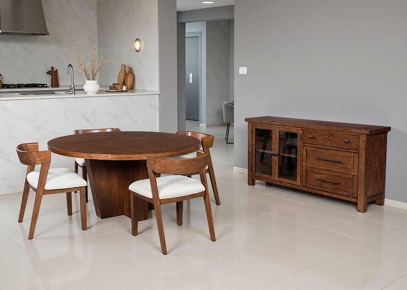 Kristiland - Dining Table - Warm Brown