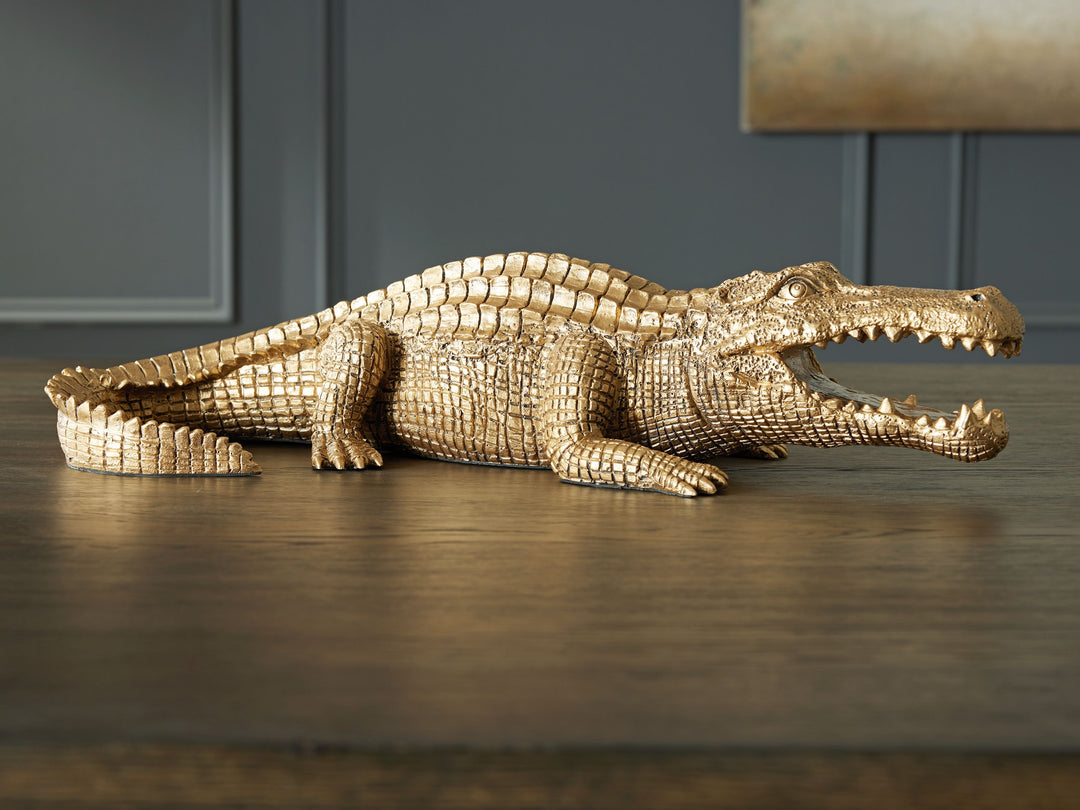 Lauretman - Sculpture - Antique Gold Finish