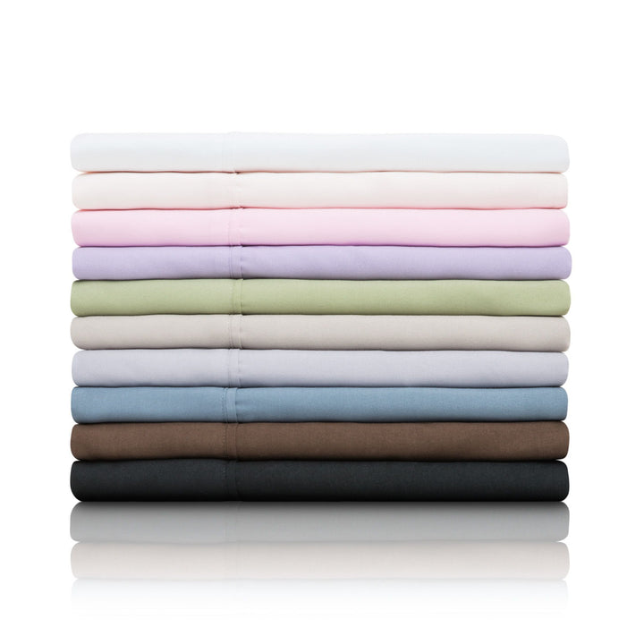 Brushed Microfiber - Bed Sheet - Cot - White