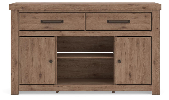 Garistyn - LG TV Stand With Fireplace Option