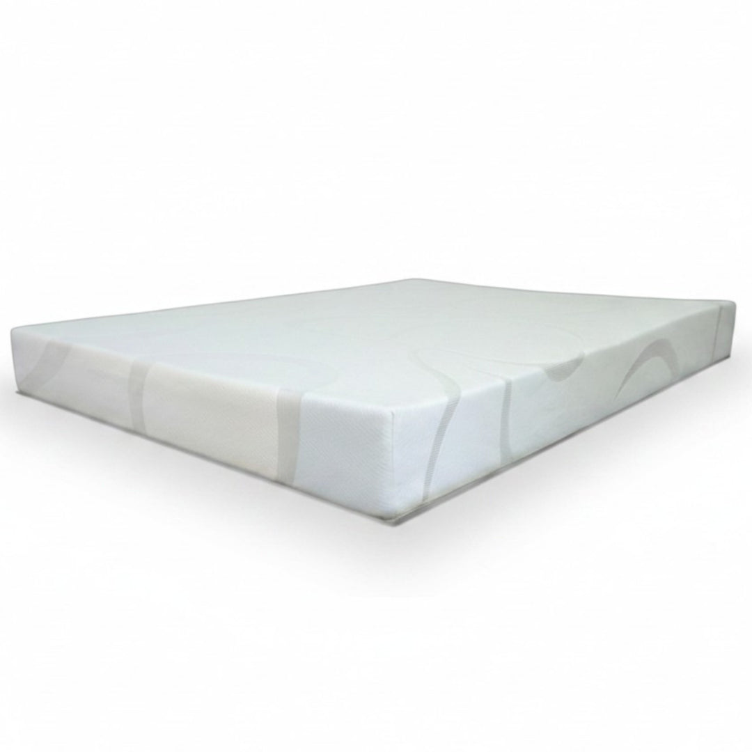8-inch gel memory foam RV mattress with soft knit top, three-quarter view — Magic Sleeper, serving Greater Philadelphia