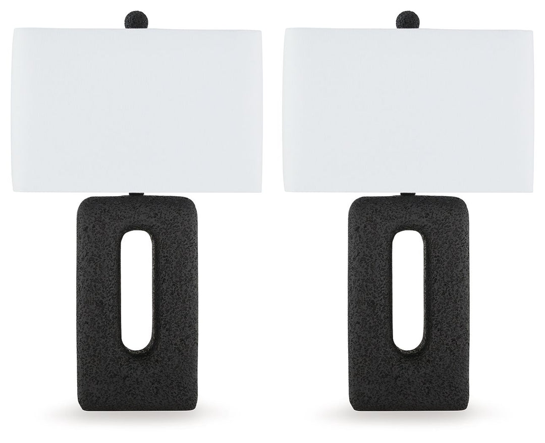 Wimmings - Poly Table Lamp (Set of 2) - Black