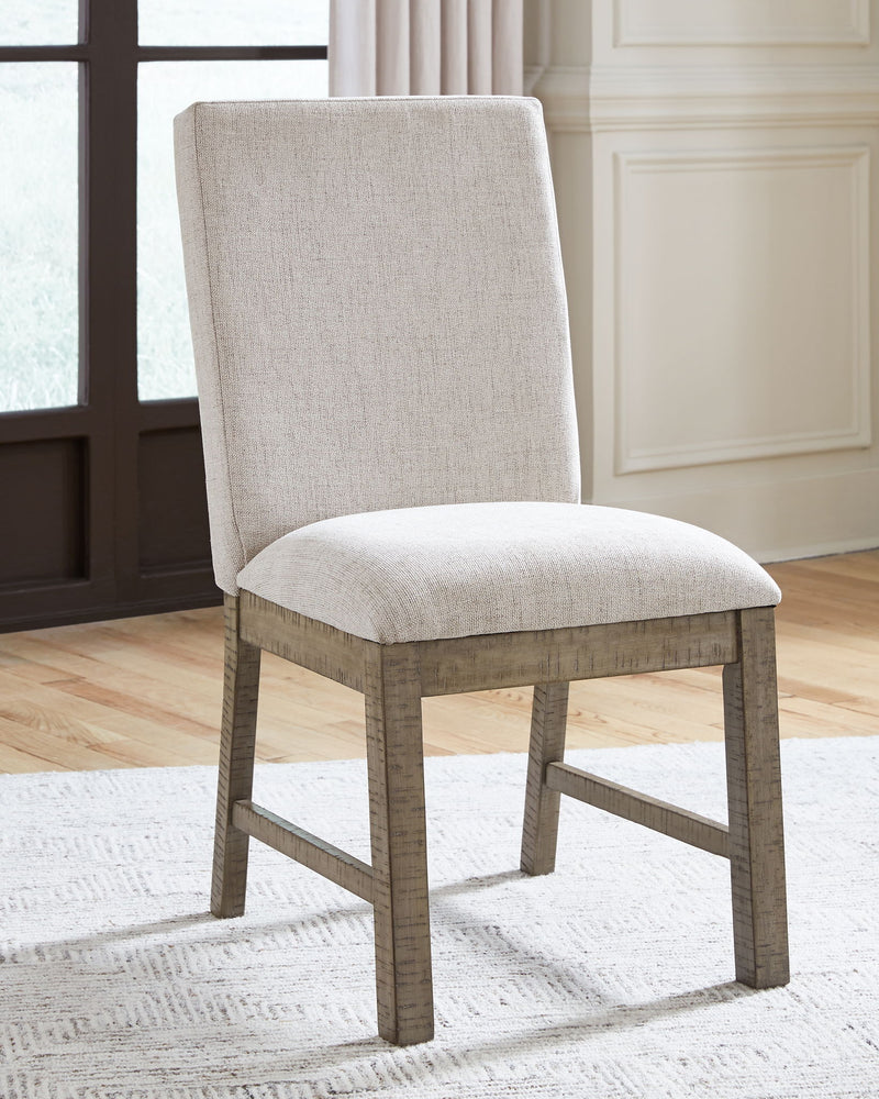 Langford - Light Grayish Brown - Dining UPH Side Chair (Set of 2)