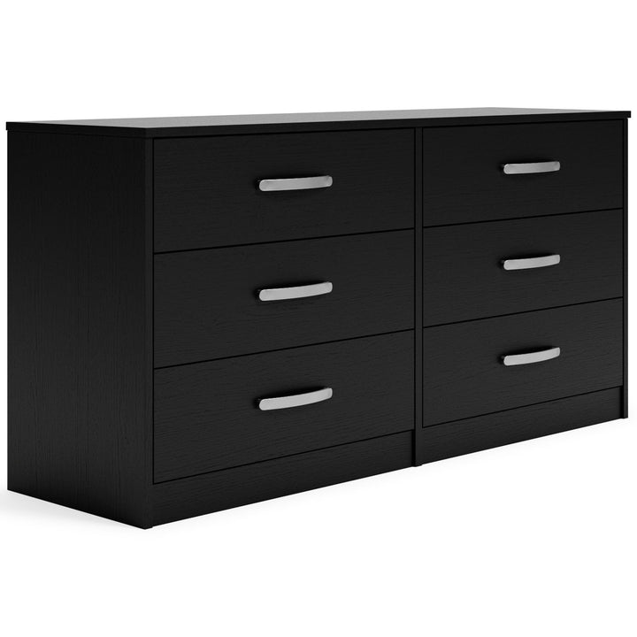 Finch - Six Drawer Dresser - Black