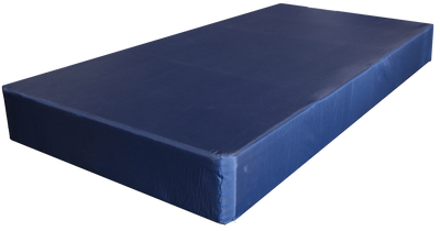 Blue Vinyl Box Spring (Top and Sides)