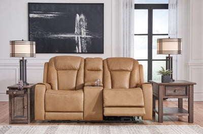 Card Player Power Reclining Loveseat