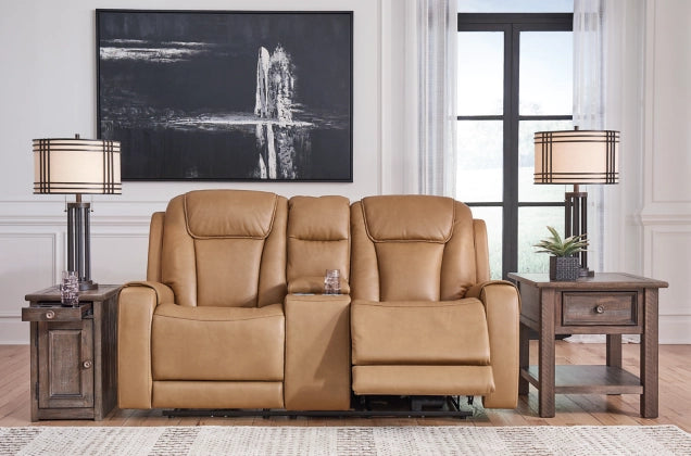 Card Player Power Reclining Loveseat