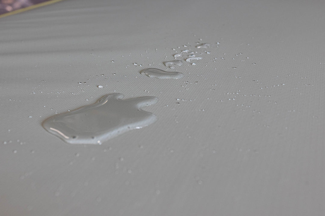 Green Vinyl Inverted Seam Mattress