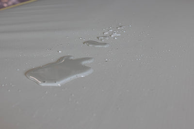 Green Vinyl Inverted Seam Mattress