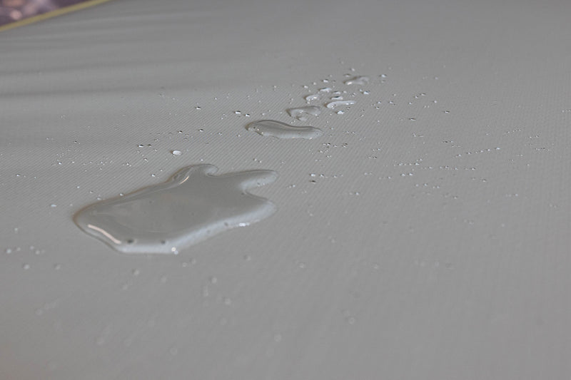 Green Vinyl Inverted Seam Mattress