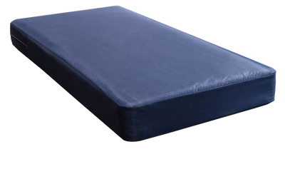 Blue Vinyl Inverted Seam Mattress