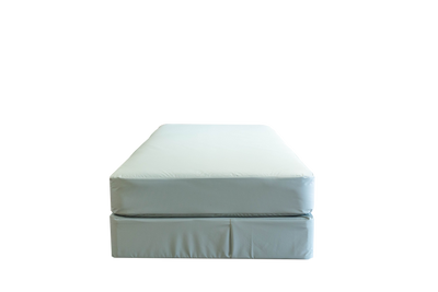 Green Vinyl Inverted Seam Mattress