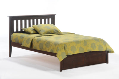 Rosemary Wooden Platform Bed (P Series)