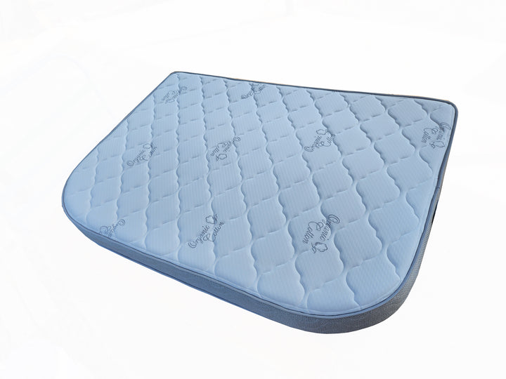 Casita dinette cushion mattress shell shown assembled as a finished RV mattress