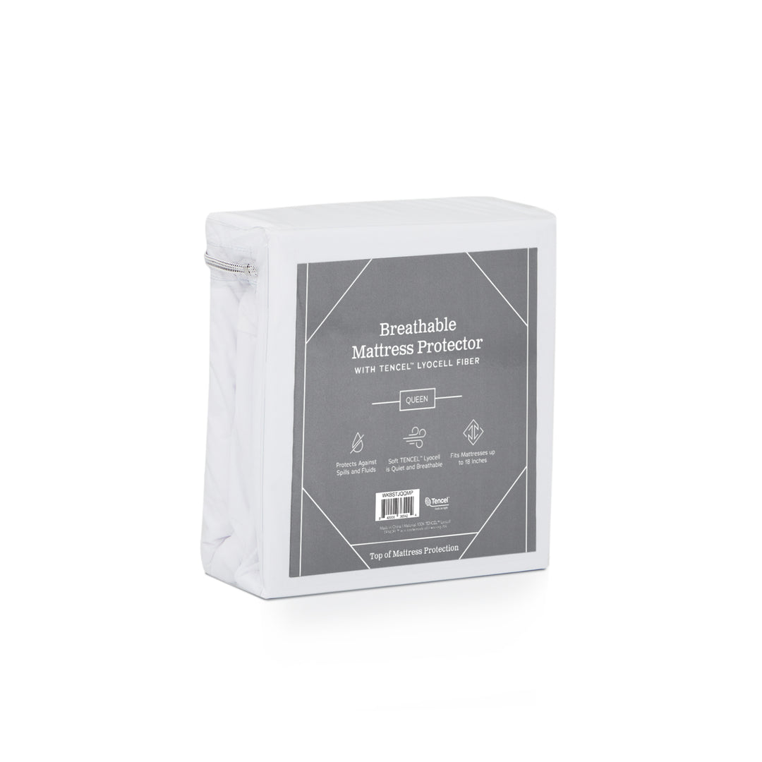 Breathable Tencel Fiber Mattress Protector