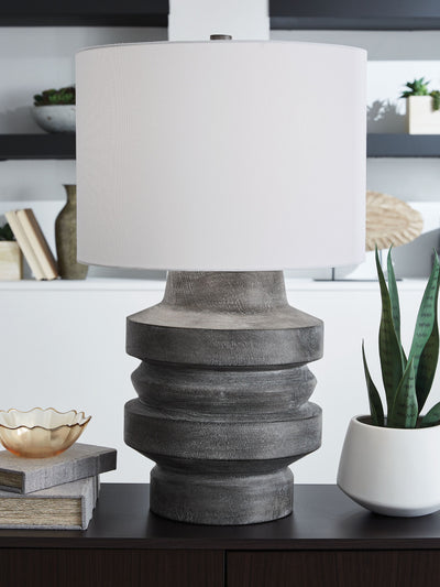 Wahida - Distressed Black - Poly Table Lamp