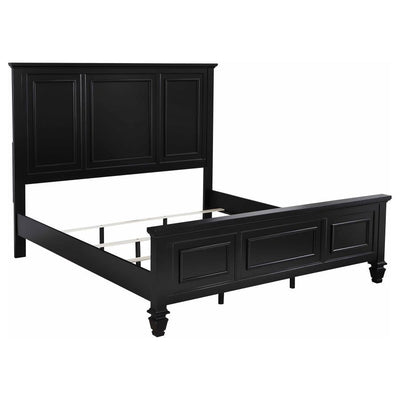 Sandy Beach - 63" Panel Bed with High Headboard