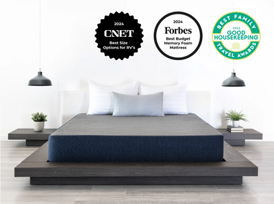Brooklyn Bedding Dreamfoam RV Mattress | Gel Memory Foam | Custom RV Sizes | 6"-14" Height Variations