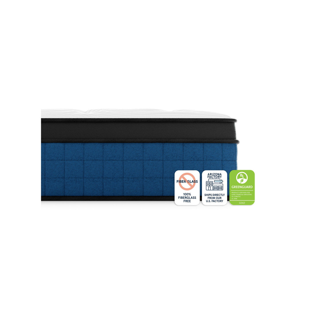 Bear Elite Ultra Hybrid certifications fiberglass free and GreenGuard