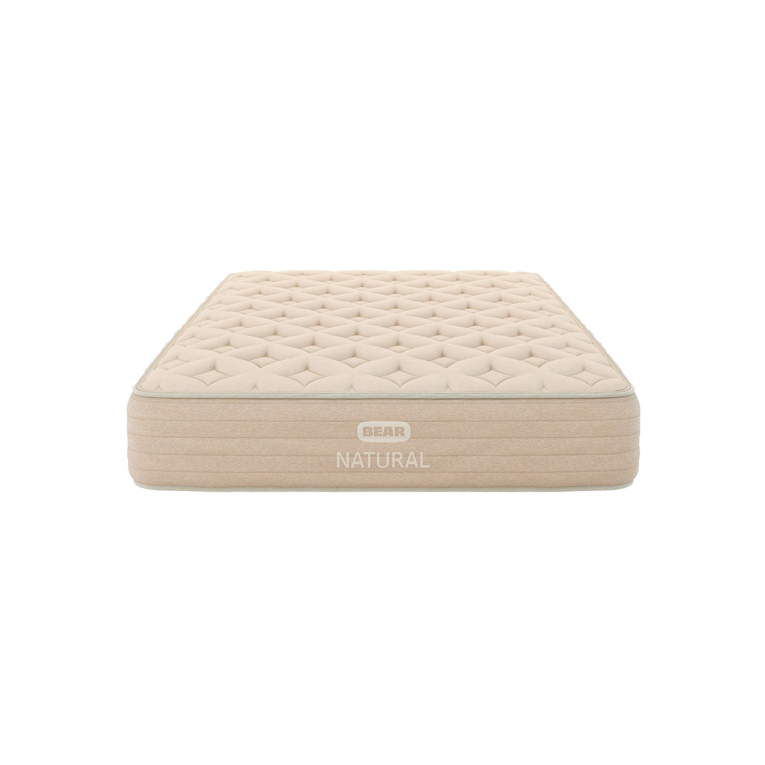 Bear Natural mattress front hero view on white background