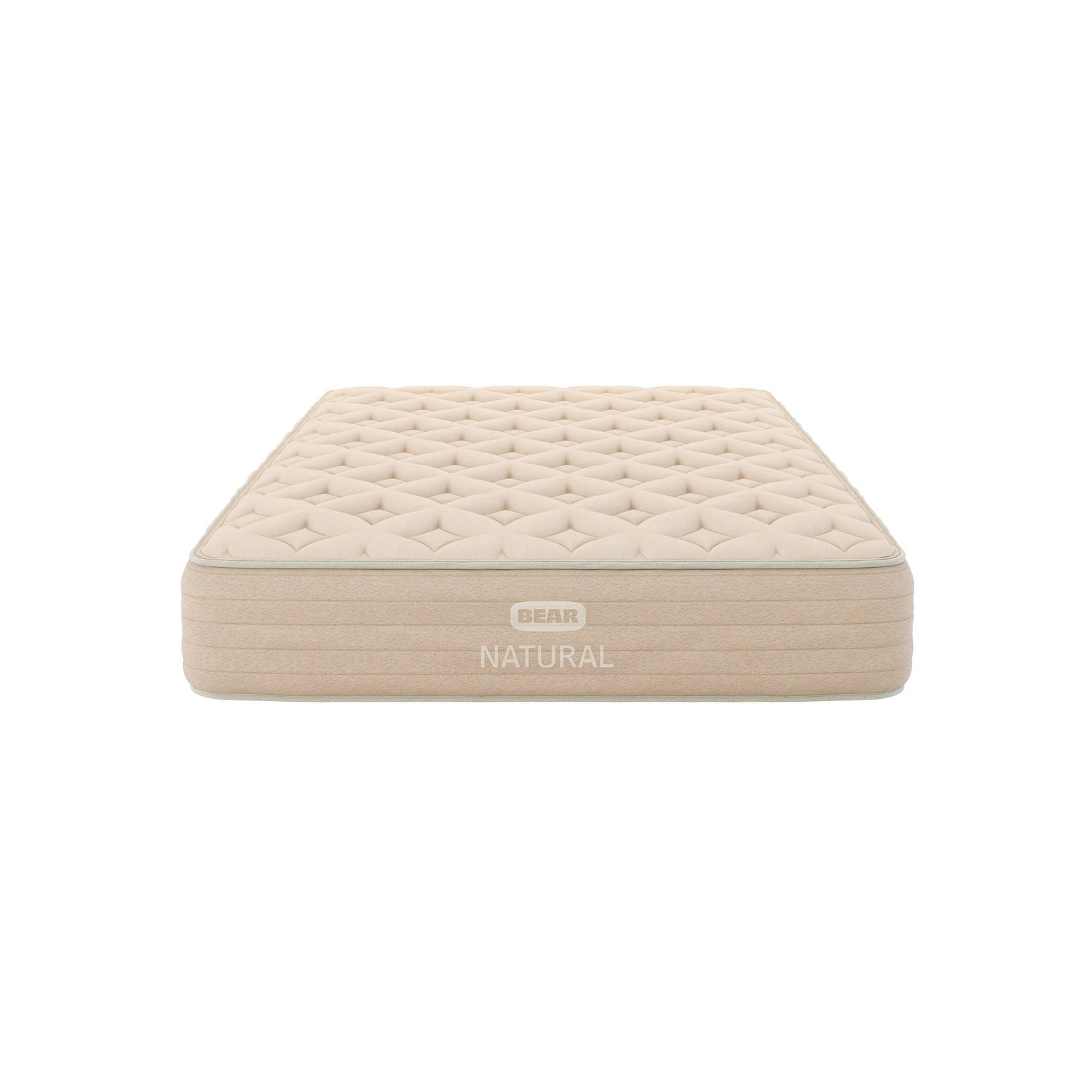 Bear Natural mattress front hero view on white background