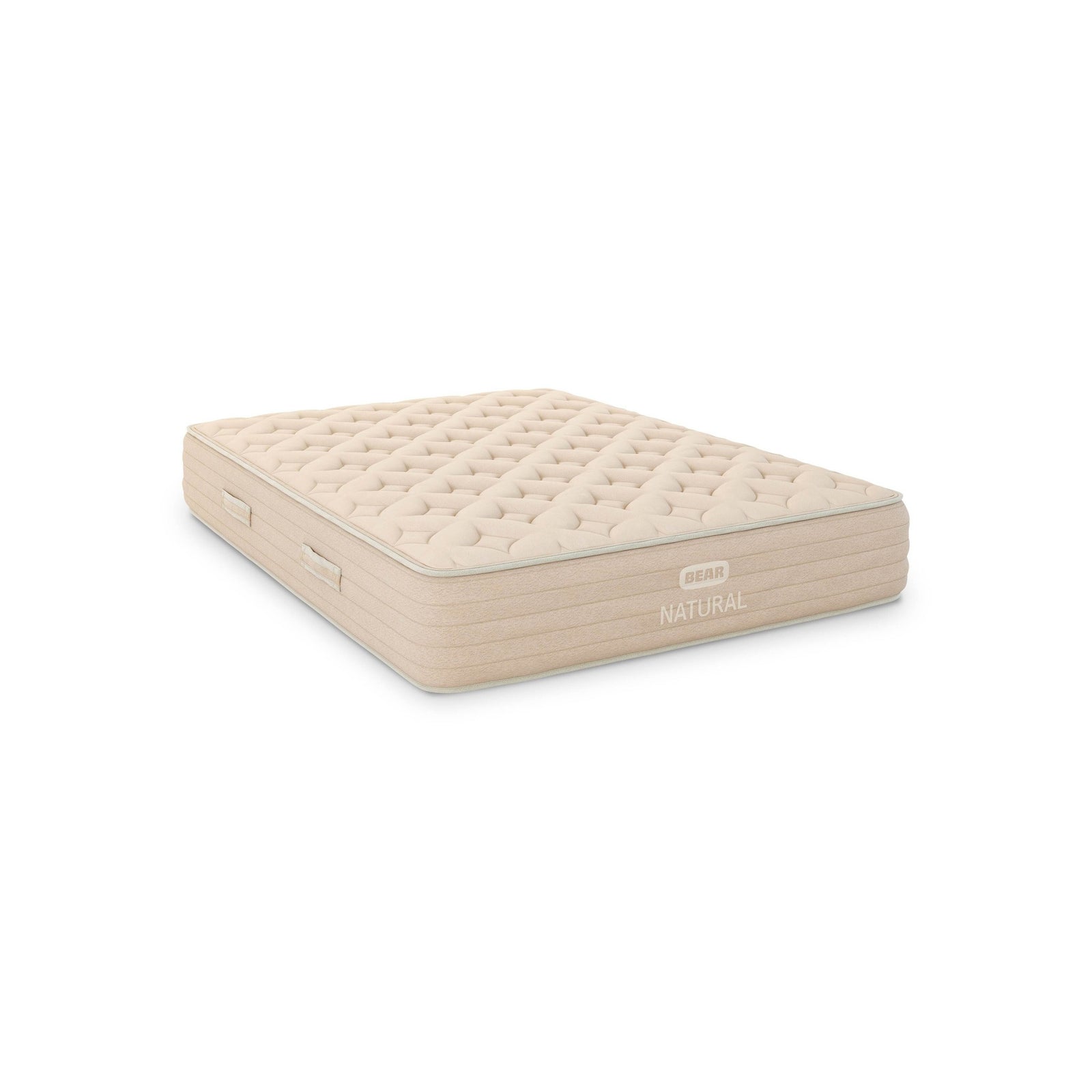Bear Natural organic hybrid mattress angled front product view