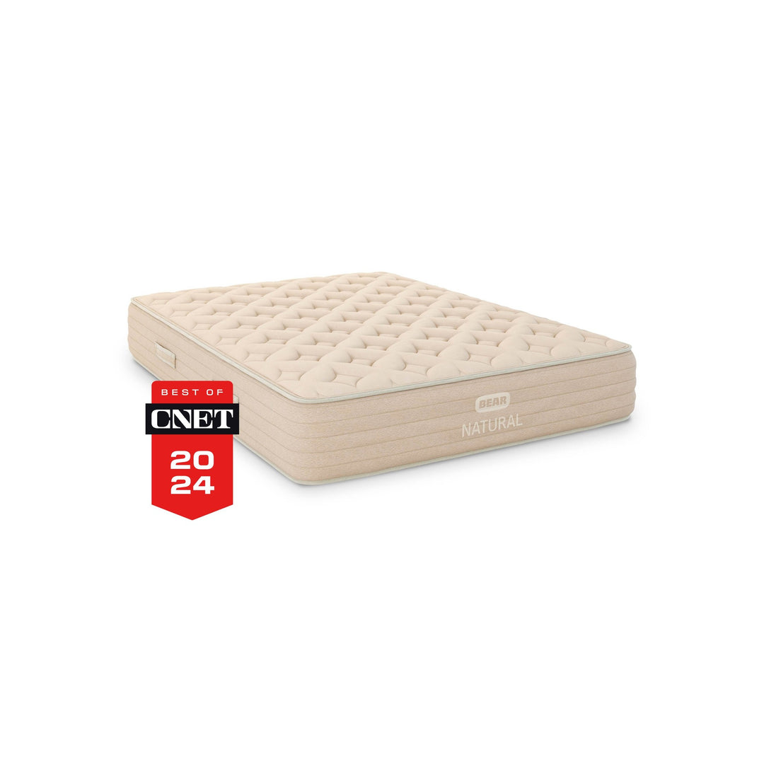 Bear Natural mattress with Best of CNET 2024 award badge