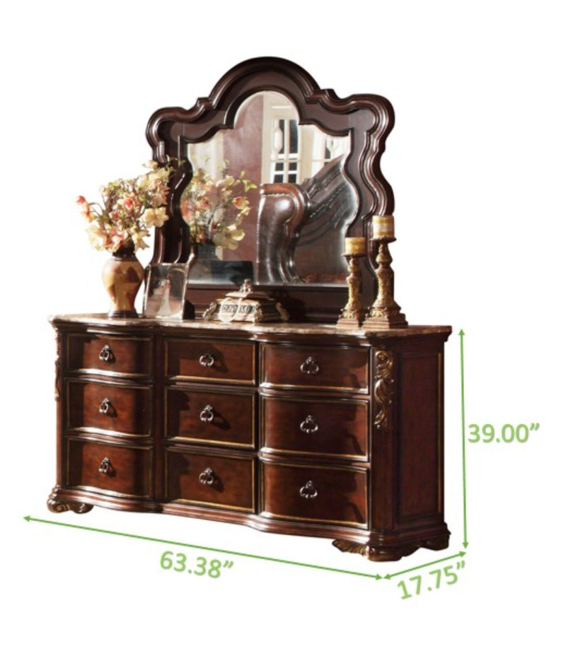 Bella Dresser Dark Walnut