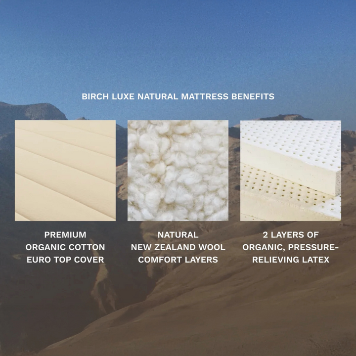 Birch Luxe Natural Mattress - Displayed In-Store