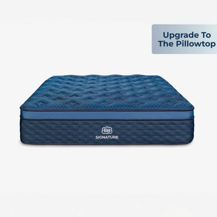 Brooklyn Bedding Signature Hybrid mattress with the Cloud Pillowtop cooling upgrade — adds a plush cooling quilted top layer for hot sleepers in RVs, motorhomes, and standard bedrooms