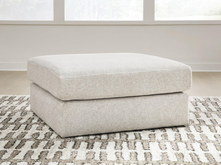 Kestrie - Oversized Accent Ottoman - Feathered