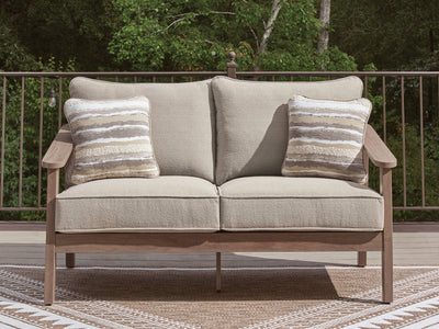 Harmony Headlands - Loveseat With Cushion - Natural / Gray